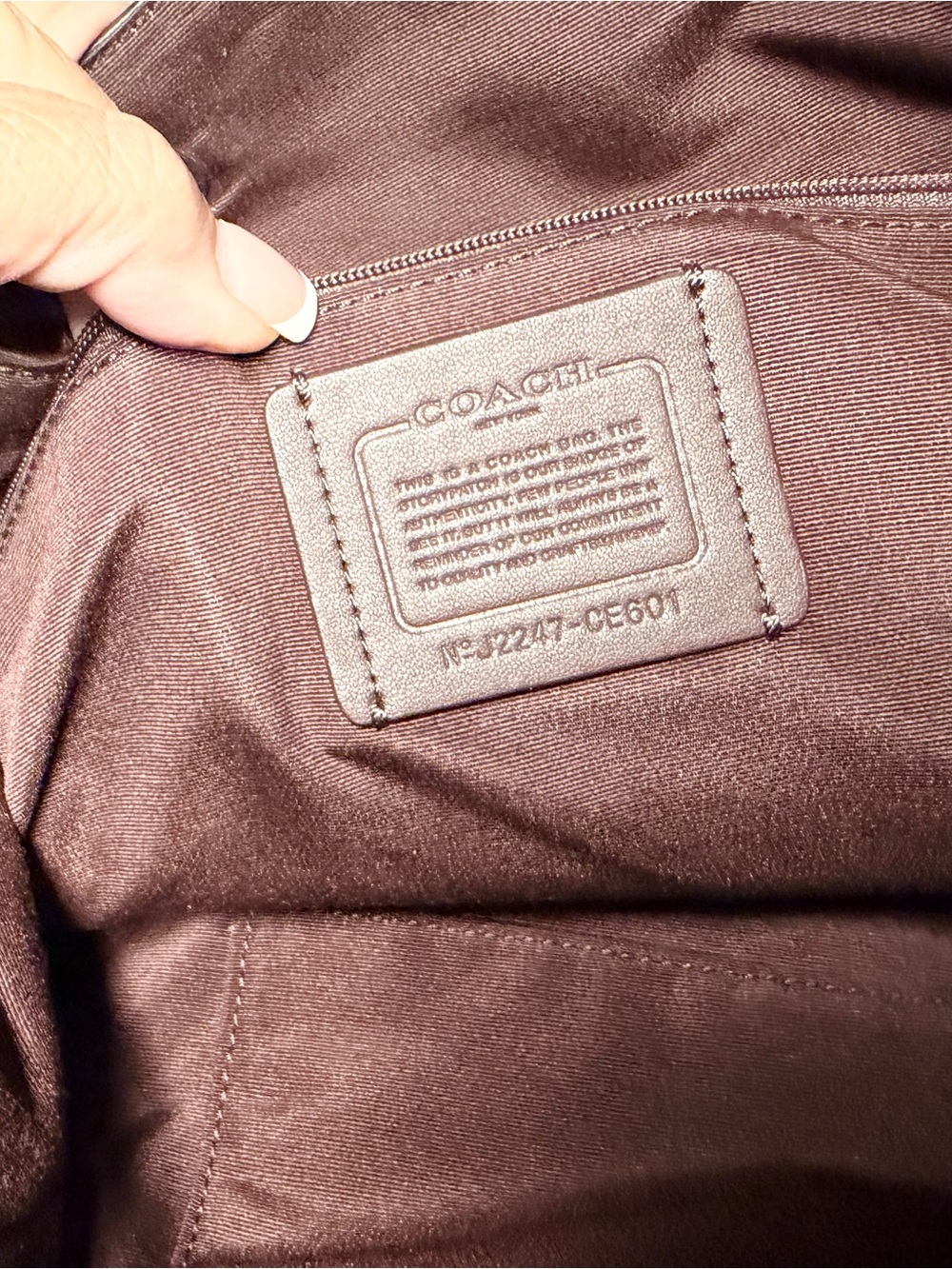 Coach Dempsey Drawstring Backpack - Picture 15 of 16